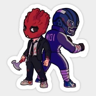 Noi and Shin Dorohedoro v2 Sticker